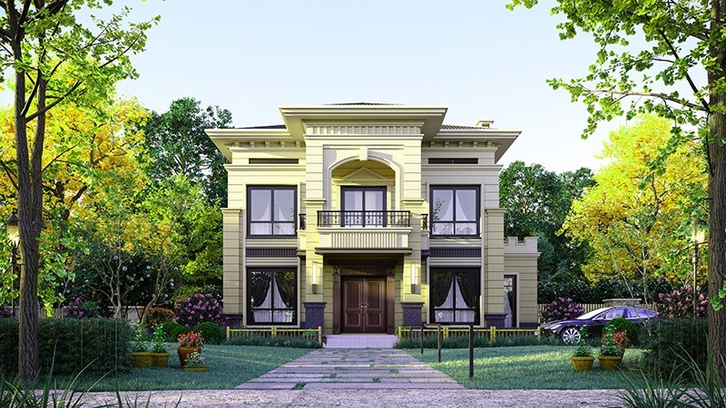 重庆中式合院住宅，开放庭院与邻里乡亲更亲近